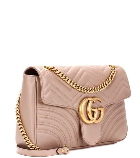 gucci gg marmont leather crossbody bag pink|Gucci Marmont bag price.